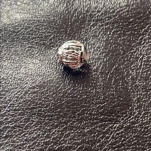 Sterling silver leaf spacer